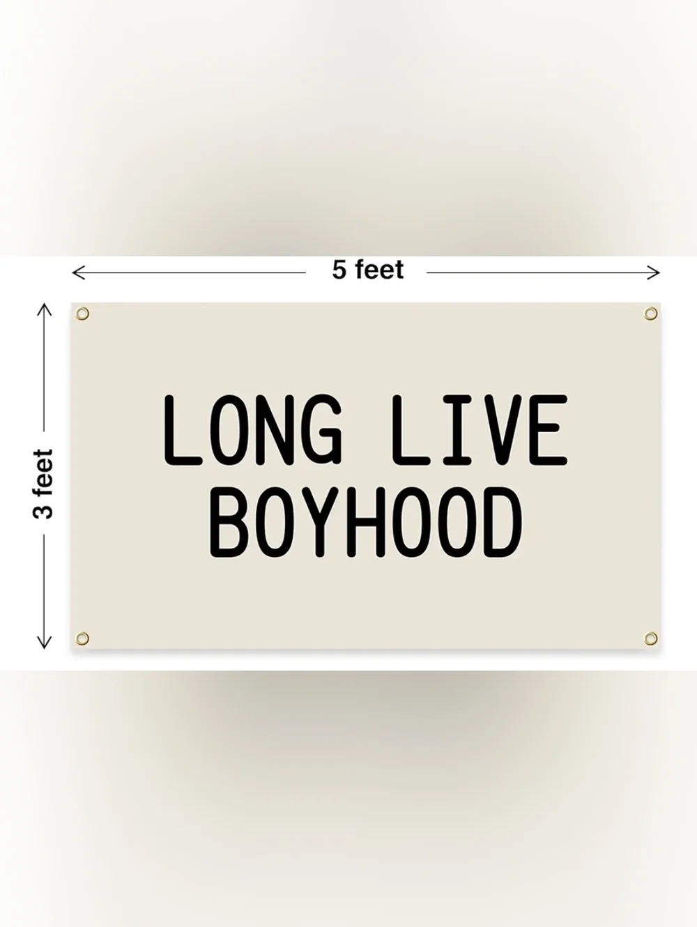 Long Live Boyhood Banner Tapestry 3x5 Ft Funny Tapestry